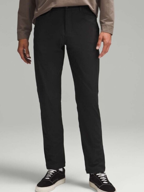 lululemon athletica Other - Lululemon Mens ABC Classic Fit Pant Warpstreme Black Size 36 Performance